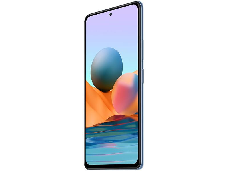 Smartphone Xiaomi Redmi Note 10 Pro 128GB Azul 4G+ - 6GB RAM Tela